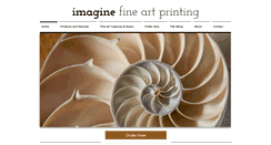 Desktop Screenshot of imaginefineartprinting.com