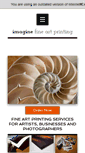 Mobile Screenshot of imaginefineartprinting.com